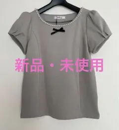 Ank Rouge アンクルージュ　半袖　グレートップス　M 新品タグ付き