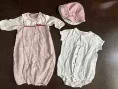 赤ちゃんの城　ロンパース　センスオブワンダー　帽子　3点セット