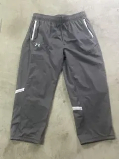 00' アンダーアーマー　テック　ラインパンツ　グレー　ジャージ