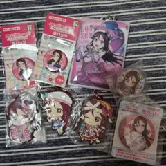 ラブライブサンシャイン　桜内梨子　ラバーストラップ　缶バッジ　まとめ売り