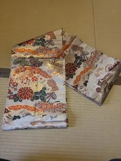 華やかな花柄 丸帯