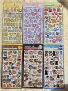 正規品　ボンボンドロップシール和柄　たまごサンド　柴犬　土佐犬　だるま　ラーメン