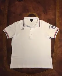 美品 PEARLY GATES パーリーゲイツ・ポロシャツ・日本製・5・ホワイト