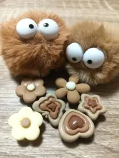 クロックス　ジビッツ　モンスター　花