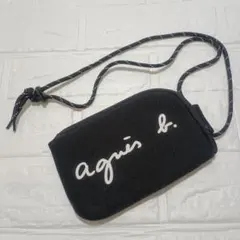 agnis b. アニエス ベー スマホショルダーバッグ 　マルチケース