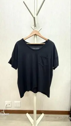 SKARGORN スカーゴーン ポケット Tシャツ ブラック