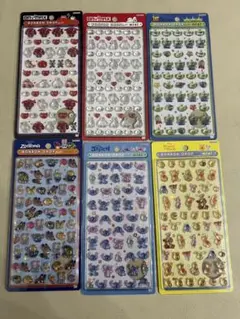 正規品　ディズニー　ボンボンドロップシール　mini 6点セット