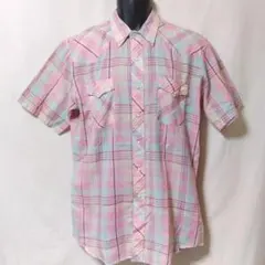 Wrangler 半袖 ウエスタン シャツ LT USED Vintage