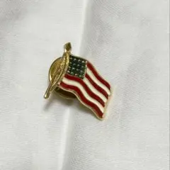 アメリカ国旗ピンバッジ