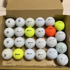 ゴルフロストボール24個 Srixon, ブリヂストン、TaylorMade他のサムネイル