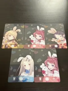 学園アイドルマスター 学マス GiGO 特典 クリアカード 第二弾 5枚セット