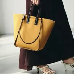 【E'POR】BUTTERFLY BAG A4トート イエロー トートバッグのサムネイル