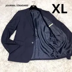 良品　JOURNAL STANDARD ネイビー テーラードジャケット XL