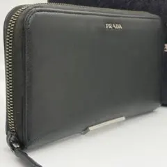 最高峰✨プラダ 長財布 ラウンドファスナー サフィアーノ レザー
