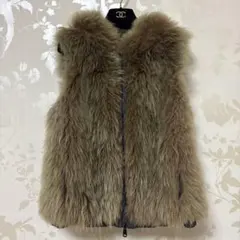 美品✨ ブルネロクチネリ カシミアニット切り替え袖 ファー付 ダウンジャケット 252MG5017913C7958_F.jpg