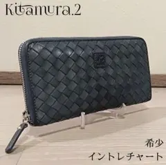 Kitamura K2 ラムレザー イントレチャート 長財布 ラウンドファスナーのサムネイル