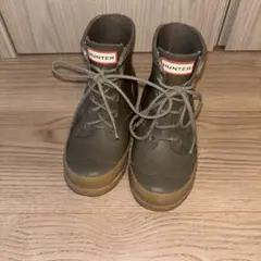 HUNTER キッズ　レースアップ　長靴　17cmのサムネイル