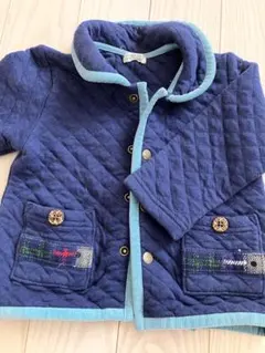 ラグマート　ネイビー キルティングジャケット 90cm
