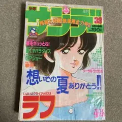 週刊少年サンデー　1989年NO.39 ラフ表紙
