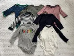 長袖　ボディスーツ　ボディー肌着　ユニクロ　西松屋　baby gap 7枚セット