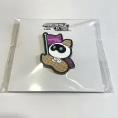 BTS ジン RUNSEOKJIN ウットくん ピンバッジ 千葉限定　ピーナツ