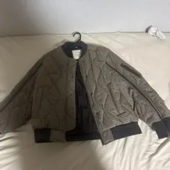 GU rokn コラボ　キルティングブルゾン