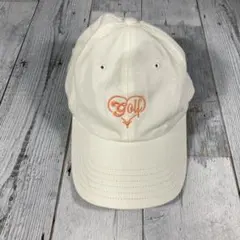 Adidas ゴルフ キャップ メンズ ホワイト 刺繍ロゴ 帽子