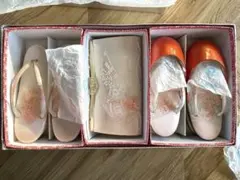 防寒草履と和装バックのセット