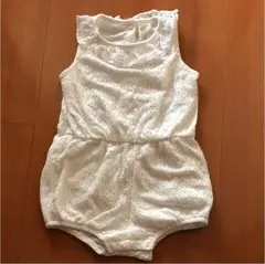 ロンパース H&M レース ホワイト 新品未使用