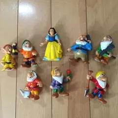 ディズニー　白雪姫　7人のこびと　フィギュアセット　レトロディズニー