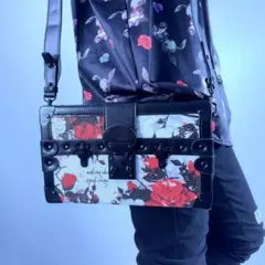 NieR 高品質BOX SHOULDER BAG【-RED ROSE-】 バッグ