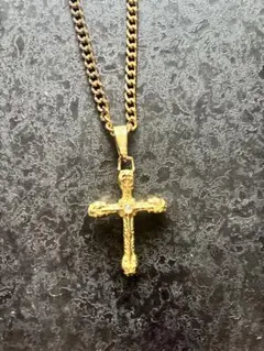 美品‼️ 当日発送‼️ゴールド 十字架 ネックレス
