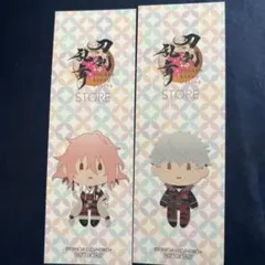 刀剣乱舞STORE 購入特典 御伴散歩 千社札風ステッカー　泛塵・大千鳥十文字槍