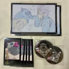 鬼滅の刃　嘴平伊之助　ダイニング　缶バッジ　ポストカード　チェキ