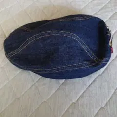 EVISU エヴィスハンチング帽 EVISU エヴィス ハンチング帽 デニム カモメ 刺繍 Mサイズ