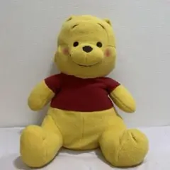 レア商品！くまのプーさん 巨大ぬいぐるみ 激レア】かなり古いプーさんのぬいぐるみBIGサイズ 縦 57㎝ 横