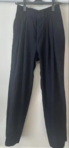 THE SHINZONE ウールトムボーイパンツ ネイビー P0