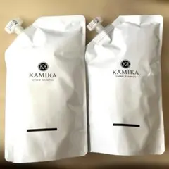 カミカ　オールインワンクリームシャンプー　詰め替え用　2本セットのサムネイル