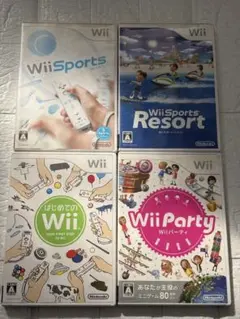⭐️24時間以内発送⭐️ Wiiソフトまとめ売り　4本セット　スポーツ　パーティ
