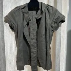 ZARA WOMAN 半袖シャツ カーキ Sのサムネイル