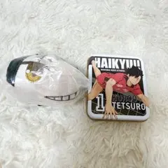 ハイキュー!! 黒尾鉄朗 ふわふわ巾着 キャラタブ缶