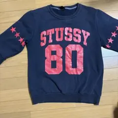 STUSSY ネイビー トレーナー L 星