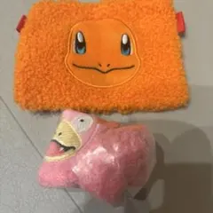 ポケモン もふもふポーシェット　2点セット　ヒトカゲ　ヤドン