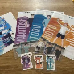 ハイキュー!! A4クリアファイル4種&クリアカード6種&ステッカー3種セット