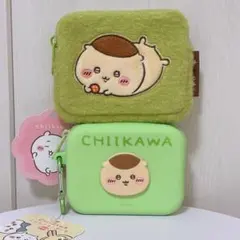 【匿名配送】くりまんじゅう　２種セット　ふわふわミニポーチ　ミニシリコンポーチ