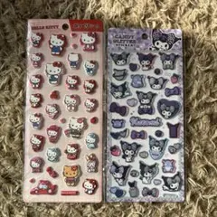 キャンディグリッターシール＋ぷっくりシール2枚セット