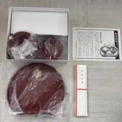 お食い初め用赤黒漆器セット