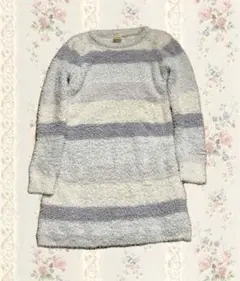 ジェラートピケ ルームウェア ワンピ ボーダー ワンピース