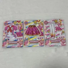 アイカツ！星宮いちご ピンクトルテコーデ 3枚セット