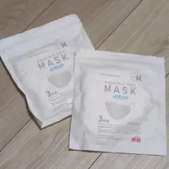 UNIQLO AIRism マスク Mサイズ 3枚組 2個セットのサムネイル